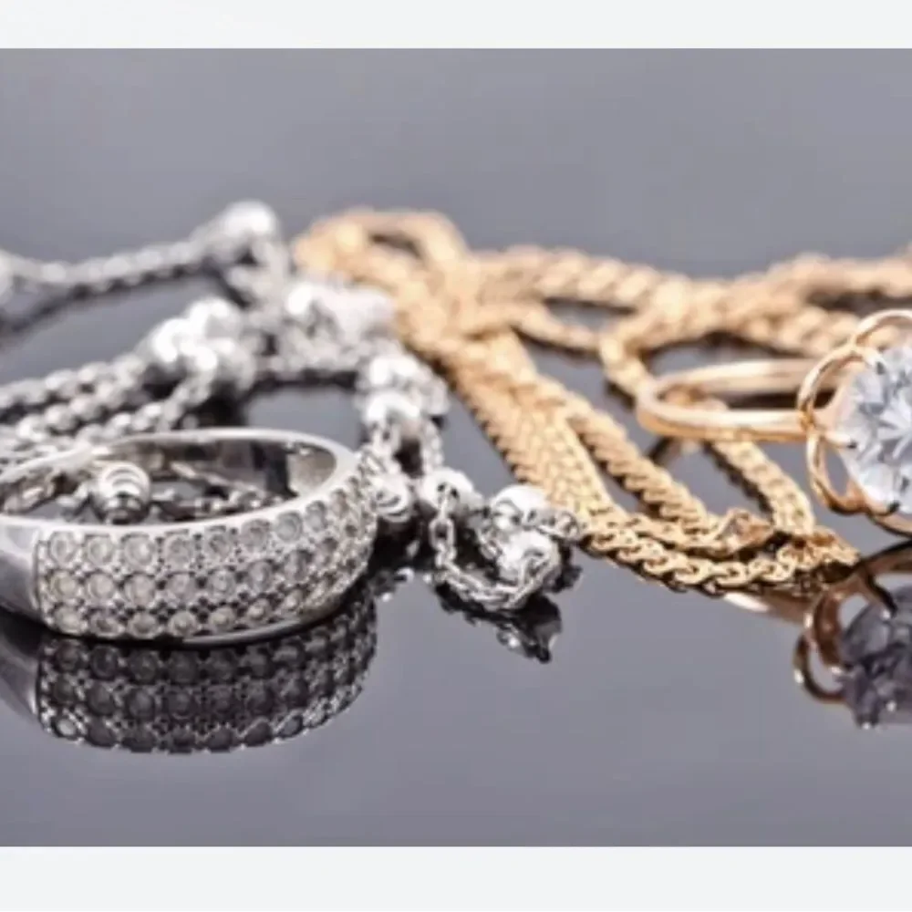 5 Pcs Gold & Silver chain necklace jewelry lot~ ALL WEARABLE  w PENDANTS - Picture 11 of 11
